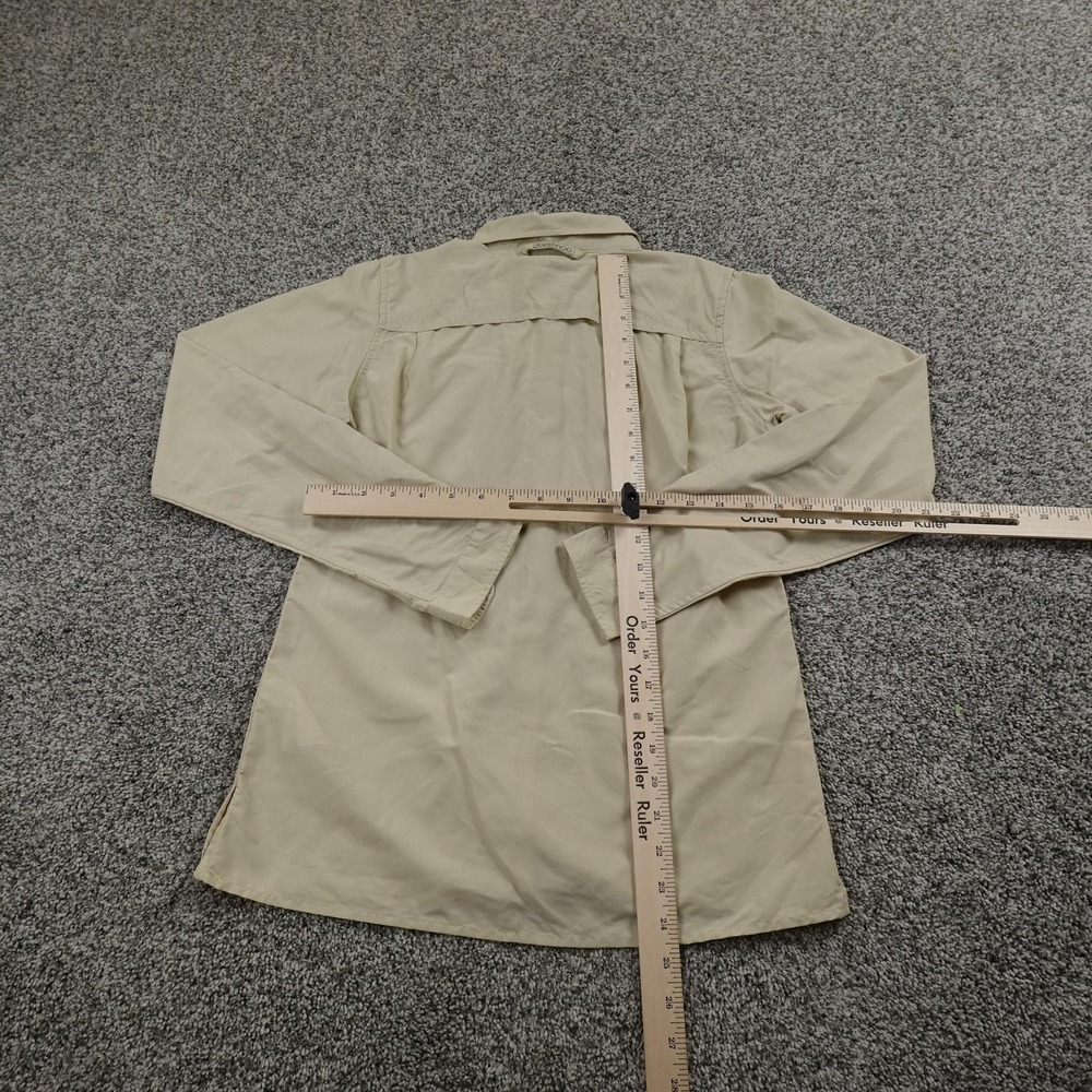 ExOfficio Women's Button-Down Shirt in Light Khaki - Picture 7 of 12
